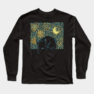 Starry Cat Long Sleeve T-Shirt